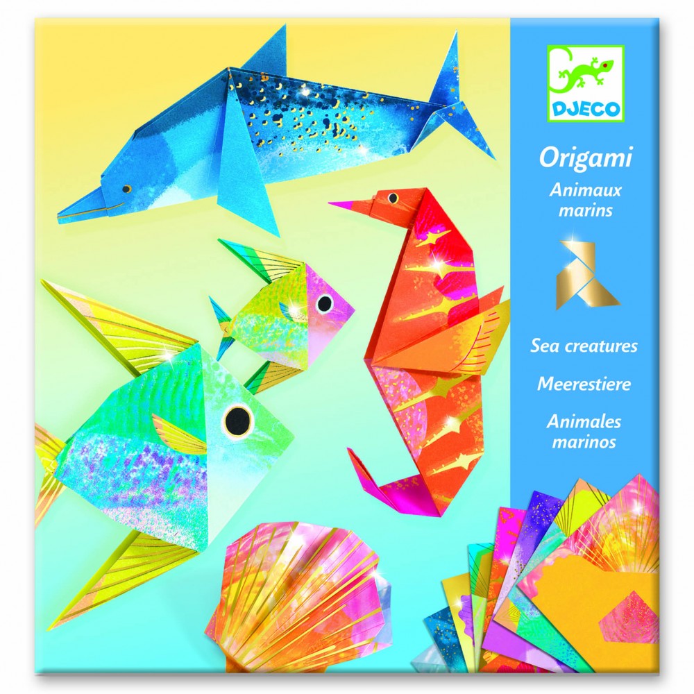 Creeaza origami animale marine djeco Djeco imagine 2022 protejamcopilaria.ro